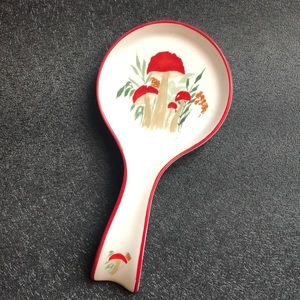 Mushroom Design Spoon Rest